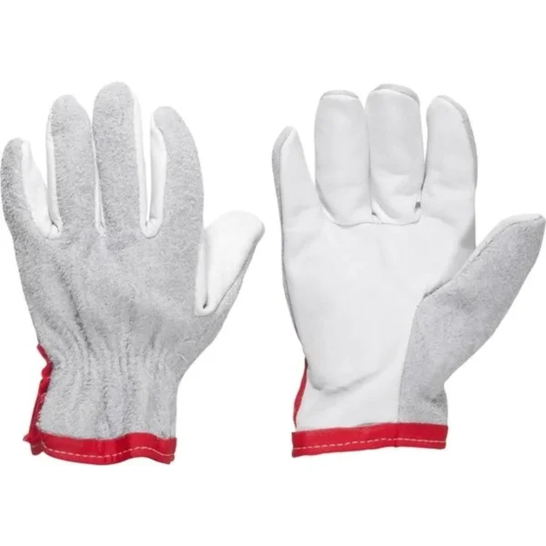 Luva Mista Raspa e Vaqueta Fit Unidade CA 36250 - Plastcor