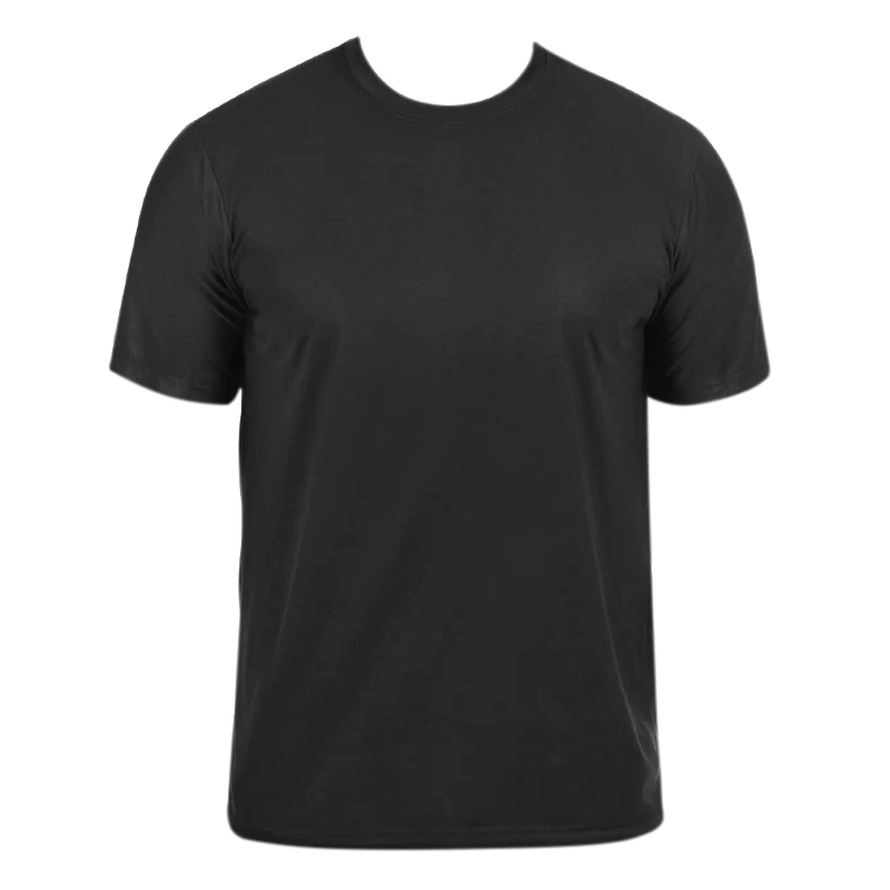 Camiseta Plus Size Preta Manga Curta – Uniforme