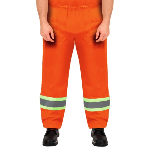 Calça Plus Size Laranja Refletivo - Uniforme