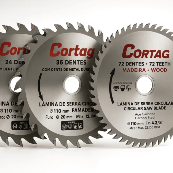 Lâmina De Serra Circular Para Madeira 110mm - Cortag