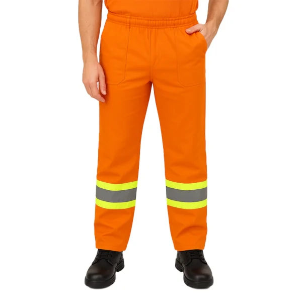Calça Laranja Refletivo - Uniforme