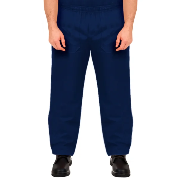 Calça Plus Size Brim Azul Marinho - Uniforme