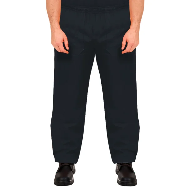 Calça Plus Size Preta Elástico Total - Uniforme