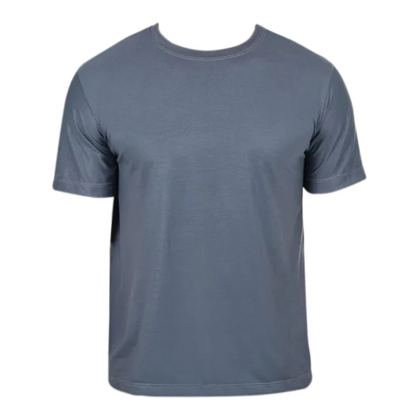 Camiseta Manga Curta Cinza Chumbo Uniforme