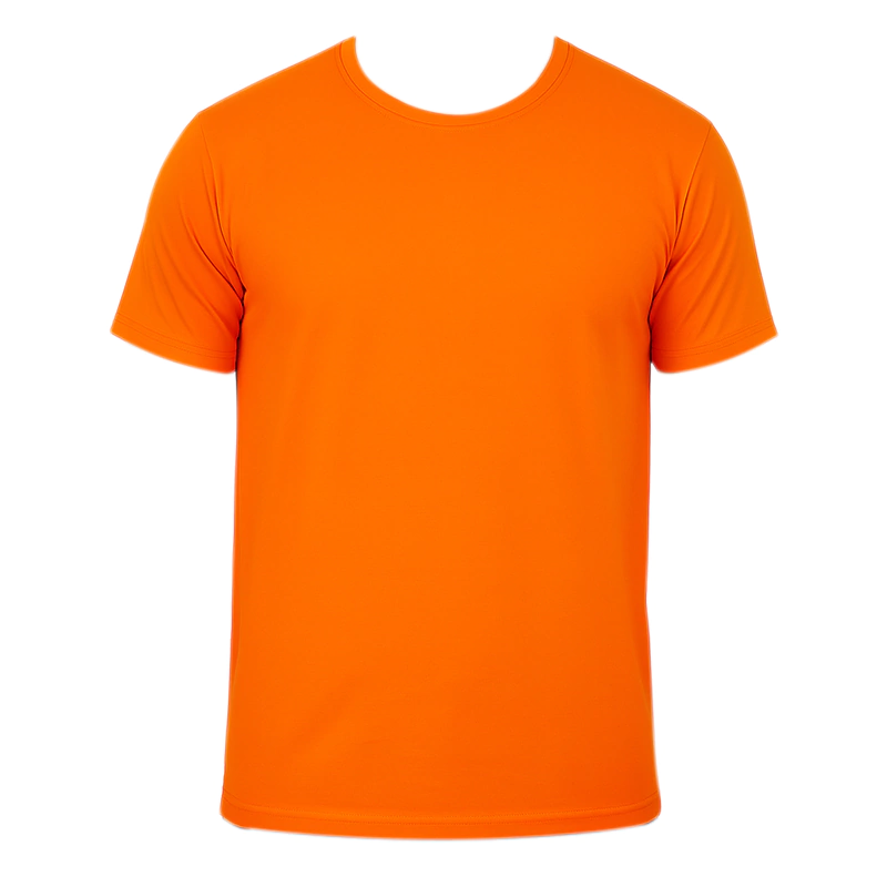 Camiseta Laranja Manga Curta Uniforme
