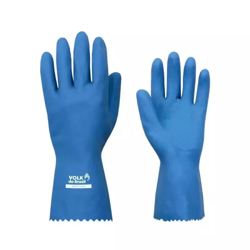 Luva de Látex Natural Verniz Silver Azul CA 16312 – Volk
