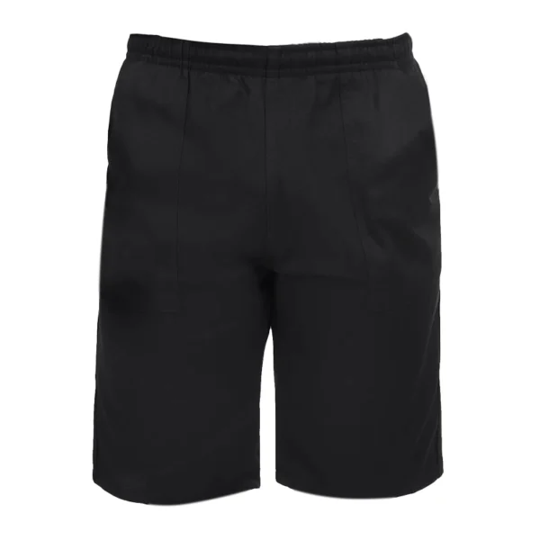 Bermuda Brim Preta Elástico Total - Uniforme