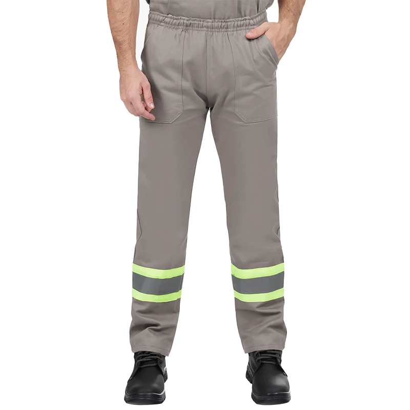 Calça Cinza Elástico Total Refletivo – Uniforme