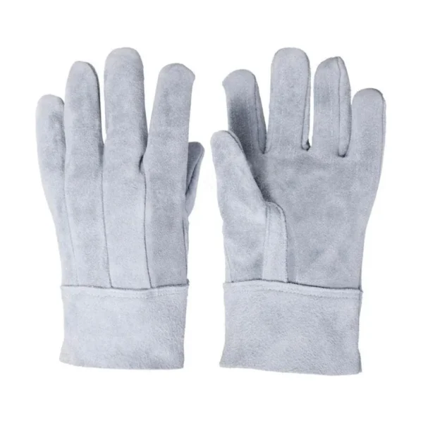 Luva de Raspa Unidade Reforço Punho 7cm CA 35194 - Plastcor
