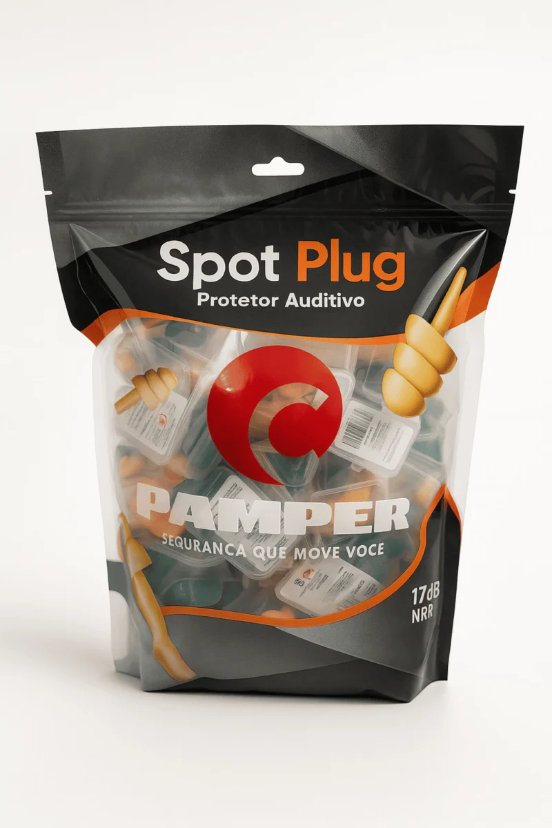 Protetor Auditivo Spot Plug 50 Unidades – Camper