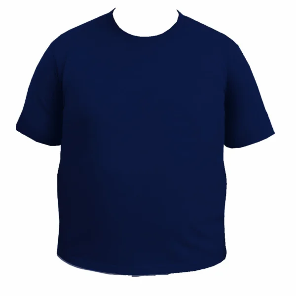 Camiseta Plus Size Manga Curta Azul Marinho - Uniforme