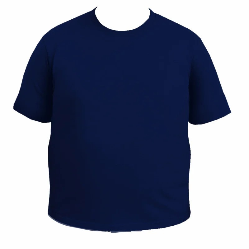 Camiseta Plus Size Manga Curta Azul Marinho – Uniforme