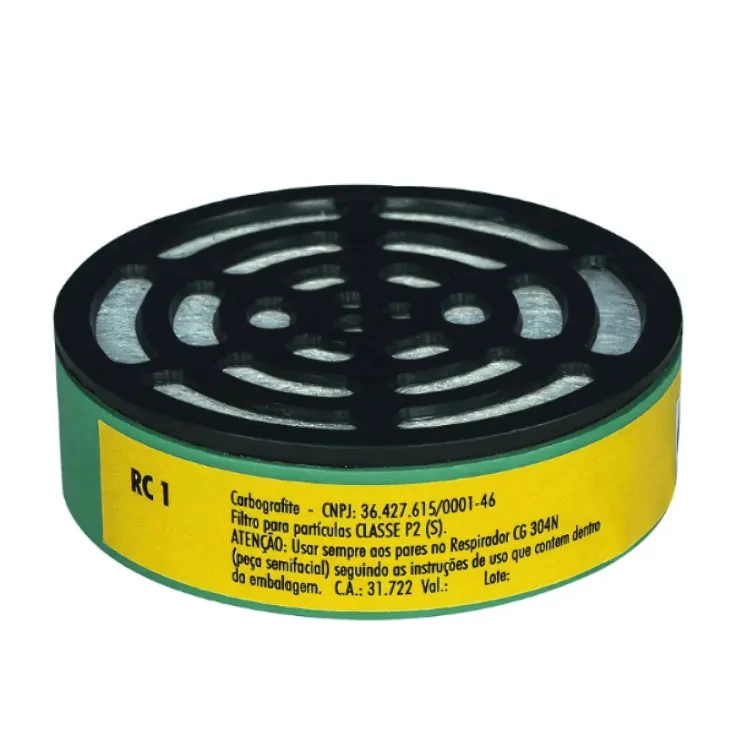 Filtro RC 1 p/ respirador Cg 304n – Carbografite