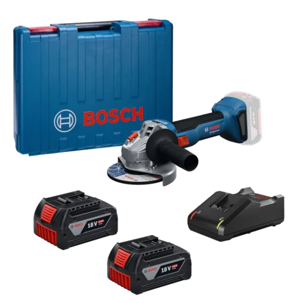 Esmerilhadeira 5" 18V 8 GWS c/ Maleta e 2 Baterias - Bosch