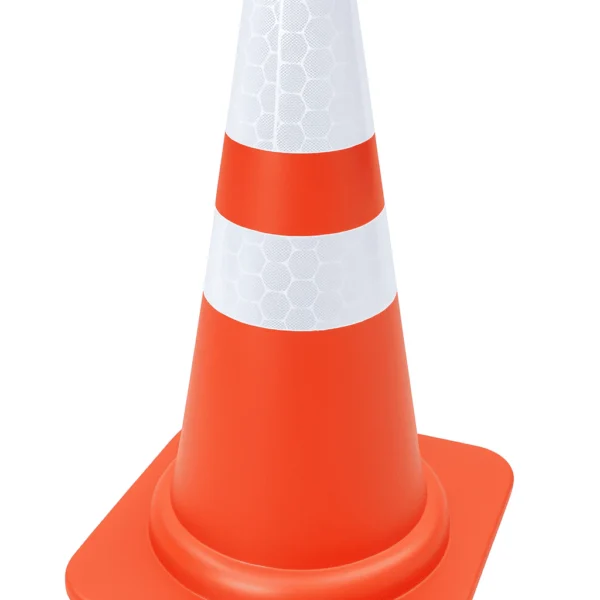 Cone Flexível Refletivo Laranja - Plastcor
