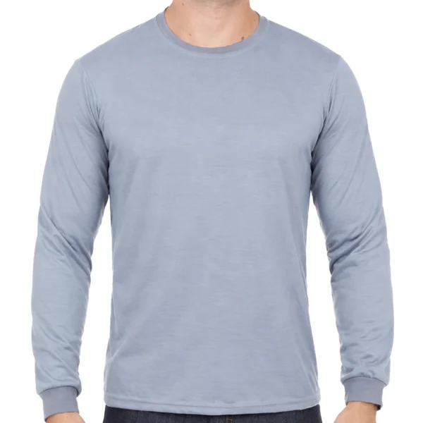 Camiseta Cinza Manga Longa - Uniforme