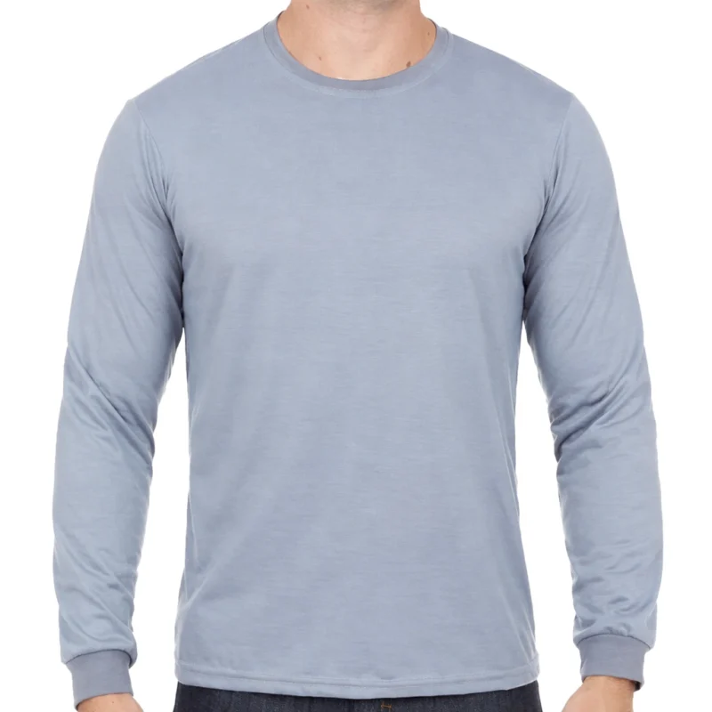 Camiseta Cinza Manga Longa – Uniforme