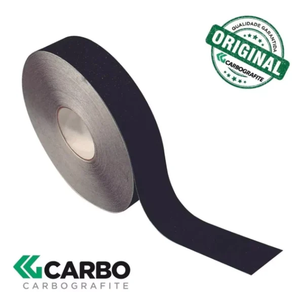 Fita Antiderrapante (45m) 50mm CG-01b Preta - Carbografite