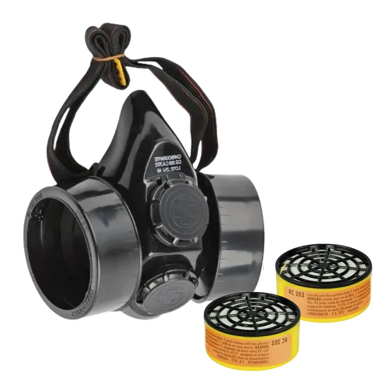 Respirador SemiFacial CG 306 2 Filtros RC 203 – Carbografite