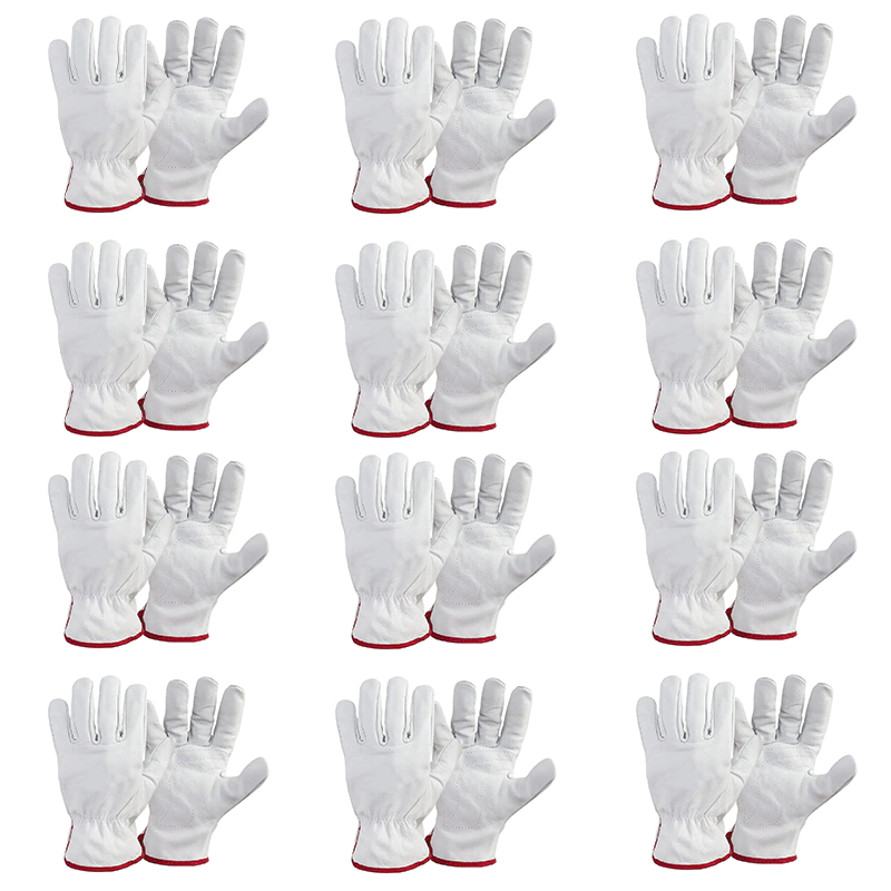 Luva Petroleira Vaqueta Branca CA 51274 Kit 12 Pares – Carbografite