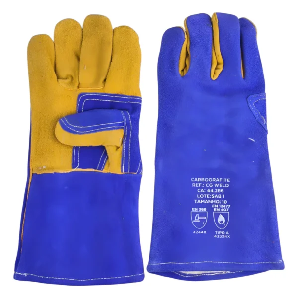 Luva de Segurança Cg Weld Unidade CA 44286 - Carbografite