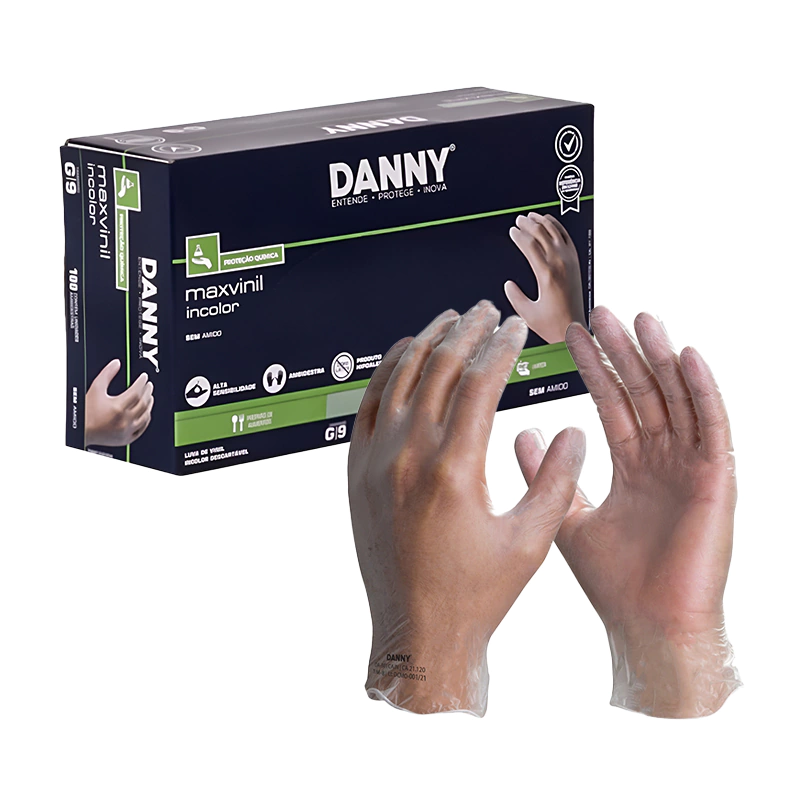 Luva Vinil MaxVinil Sem Amido 100 Unidades CA 21120 – Danny