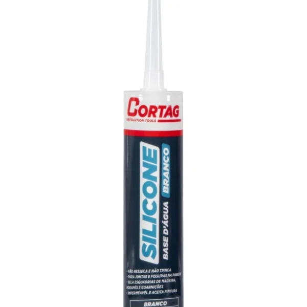 Silicone Base D' Água Branco 240g - Cortag