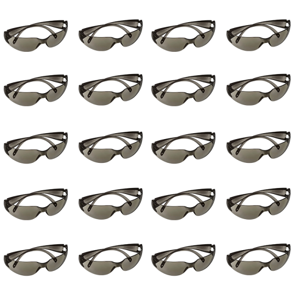 Óculos Segurança Super Vision P Cinza CA 41252 Kit 20 Unid - Carbografite