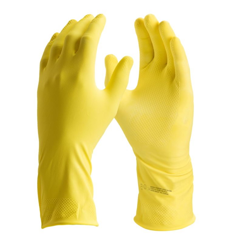 Luva Confort Látex Amarela CA 15532 Kit 6 Pares – Danny