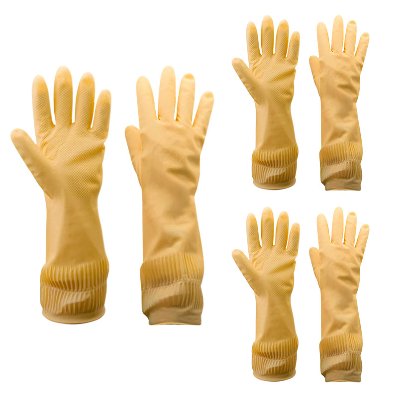 Luva Látex Longa Ranhurada CA 50955 Kit 3 Pares – Carbografite