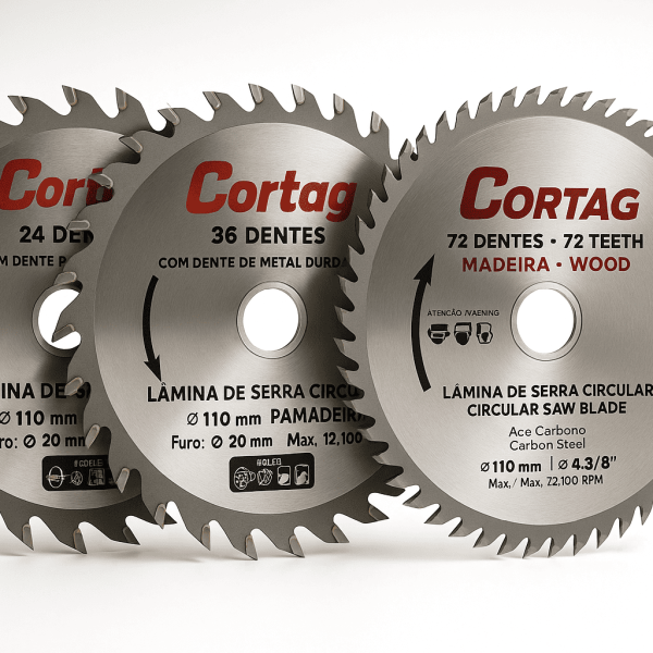 Lâmina De Serra Circular Para Madeira 110mm - Cortag