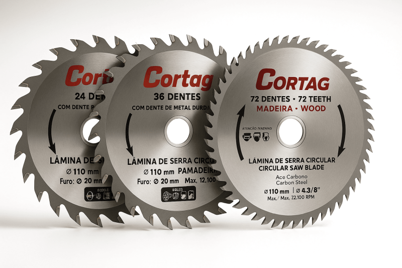 Lâmina De Serra Circular Para Madeira 110mm – Cortag