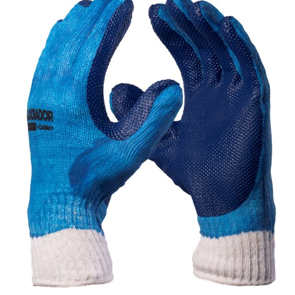 Luva de Segurança Gladiador Azul CA 8082 Kit 24 Pares - Danny