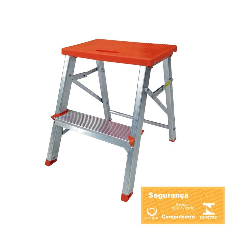 Banco Escada Aluminio 2  Degraus – Botafogo
