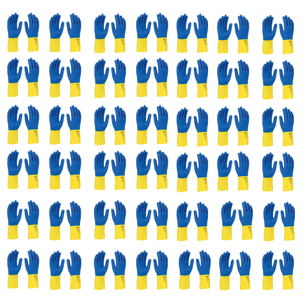 Luva de Látex Neoprotex Bicolor CA 41918 Kit 48 Pares - Imbat