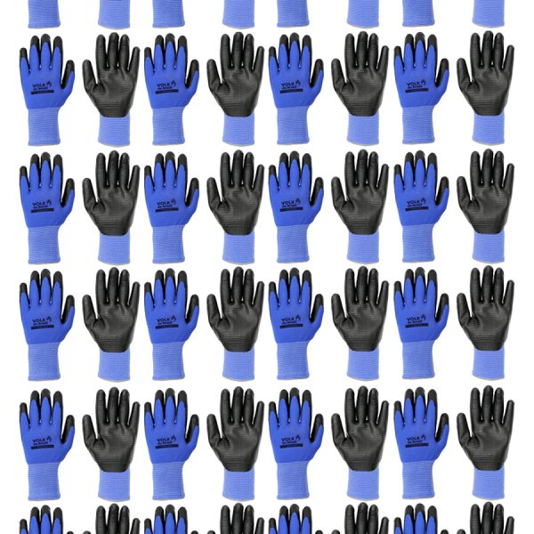 Luva Nitril Wave Smart Azul CA 46803 Kit 24 Pares - Volk