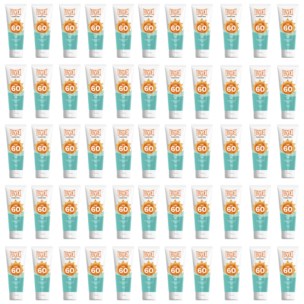 Protetor Solar Fator 60 Uva Uvb 120g Luvex Kit 60 Unid