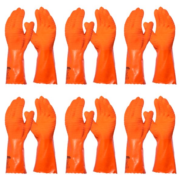Luva de Proteção Térmica Coral CA 15366 Kit 6 Pares - Danny