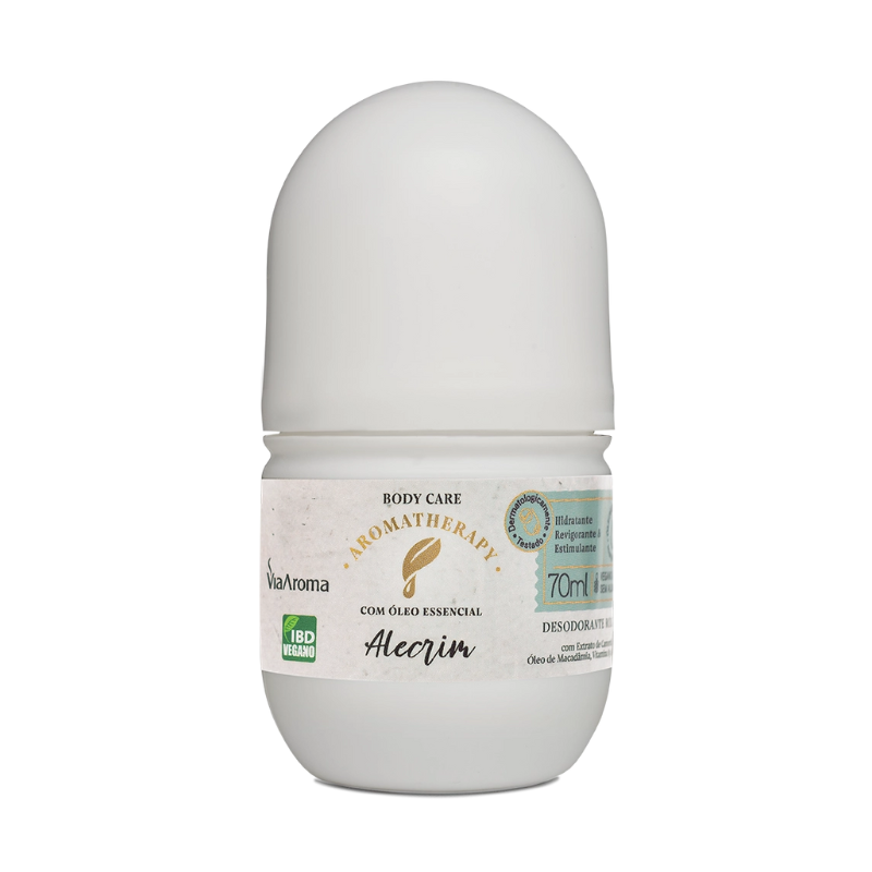 Desodorante Aromatherapy Alecrim 70ml – Via Aroma