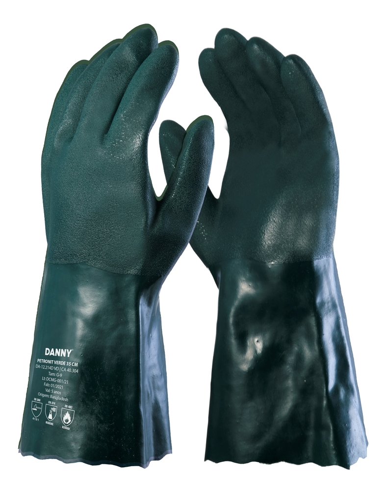 Luva Petronit 35cm Verde CA 40304 Kit 48 Pares – Danny