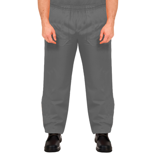 Calça Plus Size Cinza Elástico Total - Uniforme
