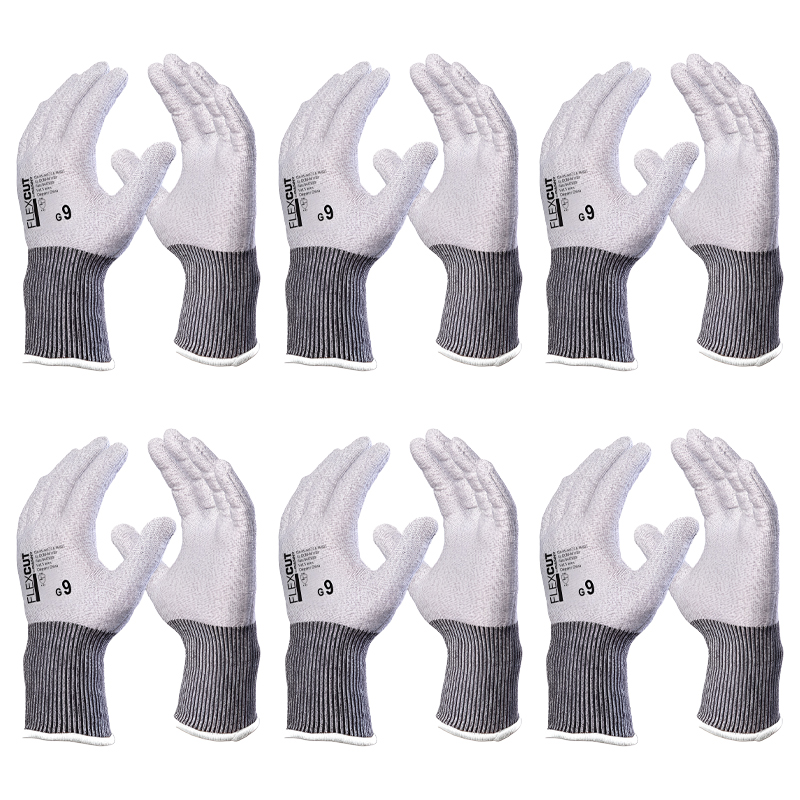 Luva de Segurança Flexcut Sem Banho CA 49201 Kit 6 Pares – Danny