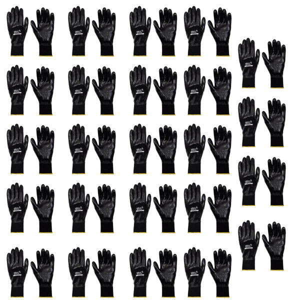 Luva de Segurança Nitril Full CA 25280 Kit 24 Pares - Volk