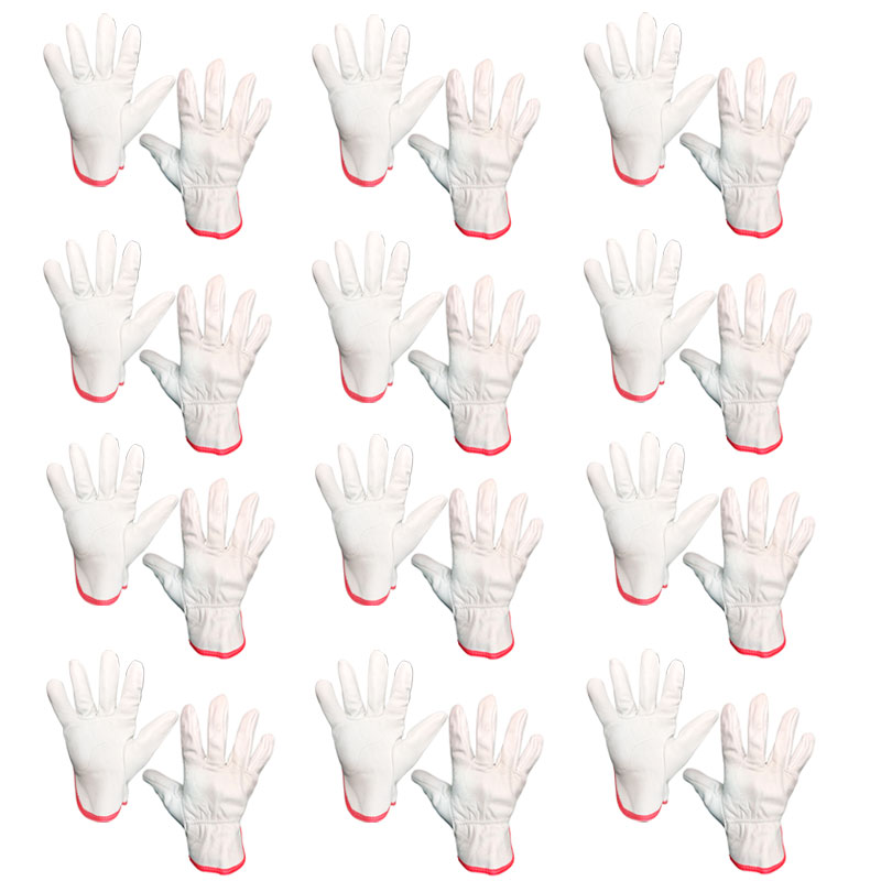 Pares Luva de Vaqueta Petroleira CA 35693 Kit 12 Pares – Plastcor