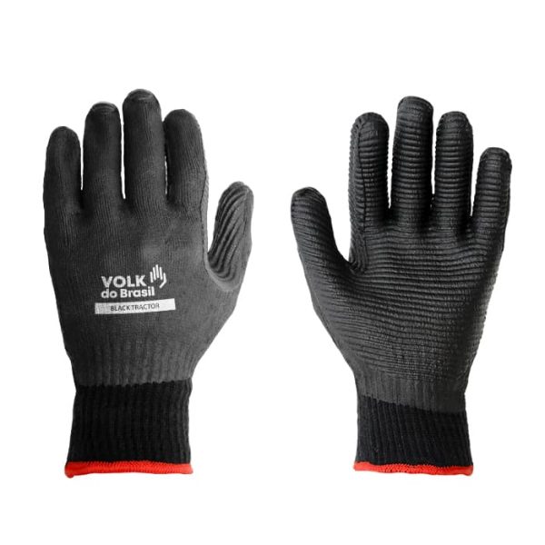 Luva de Segurança Black Tractor CA 37981 Kit 40 Pares - Volk