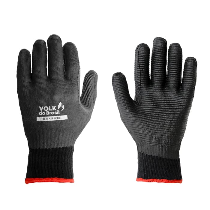 Luva de Segurança Black Tractor CA 37981 Kit 40 Pares – Volk