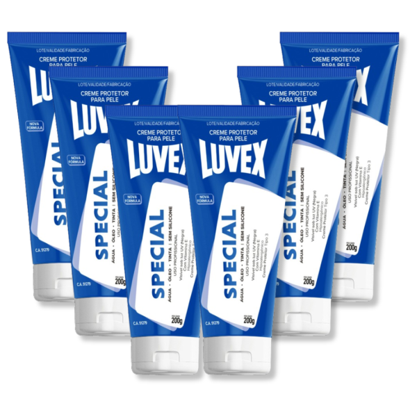 Creme Protetor Special 200g Kit 6 Unid - Luvex