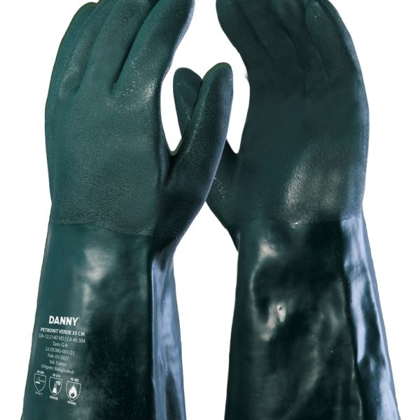 Luva Petronit 35cm Verde CA 40304 Kit 36 Pares - Danny