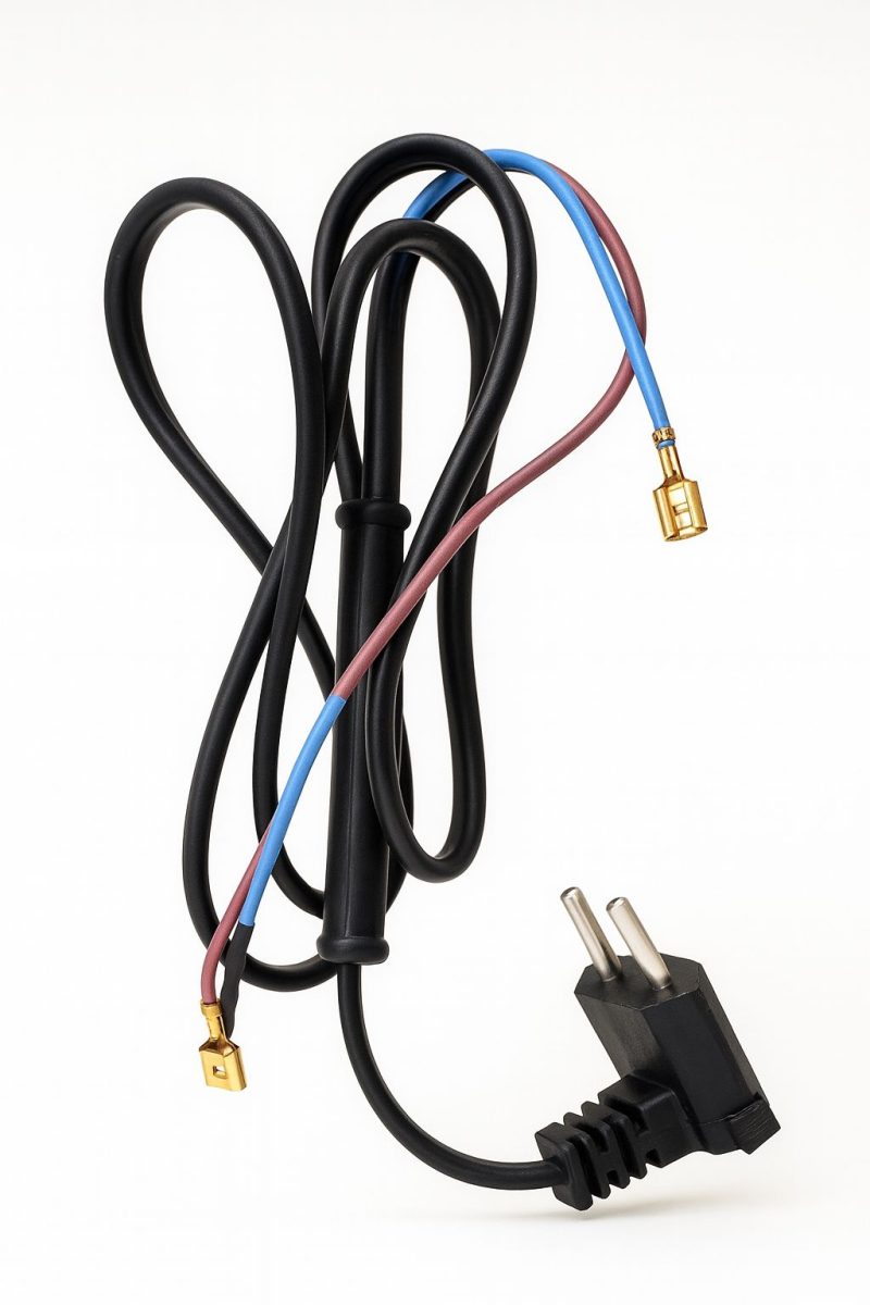 Cabo PP 2 x 0,75 mm² x 1.390 mm com terminal Faston Plug 90° P/ Aparador