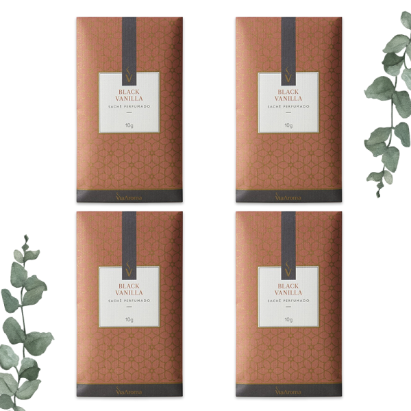 Kit 4 Sachê Perfumado 10g - Via Aroma